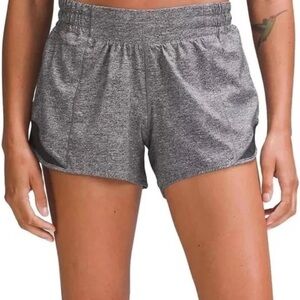 Lululemon Hotty Hot Low-Rise Lined Short 2.5” Heathered Grey